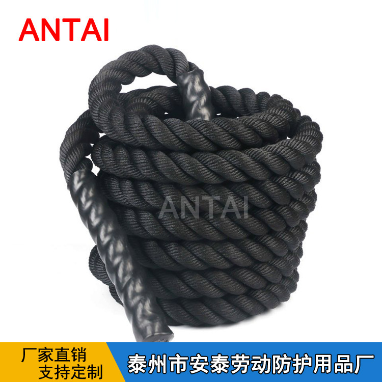 Powerful factory battle rope fitness big rope UFC physical training rope MMA fighting rope strength training battle rope