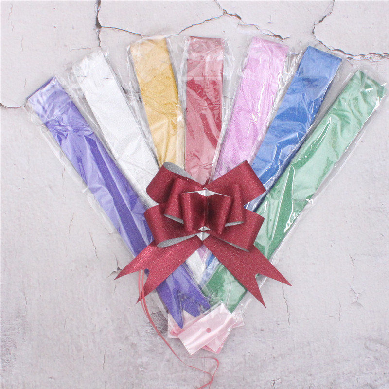 45 monocromo helado cristal brillo película mate chino arco mano-Tirado flor nuevo coche decoración caja de regalo de boda