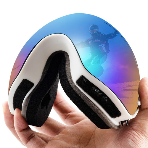 ELAX brand double-layer anti-fog ski goggles outdoor sports comma ski glasses large spherical mountaineering goggles