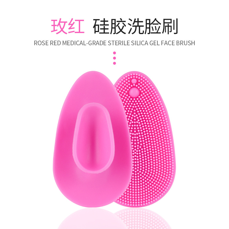 Shenzhen en stock cepillo de lavado de cara de silicona cepillo de maquillaje multifuncional poro cutina limpiador peine de masaje de silicona