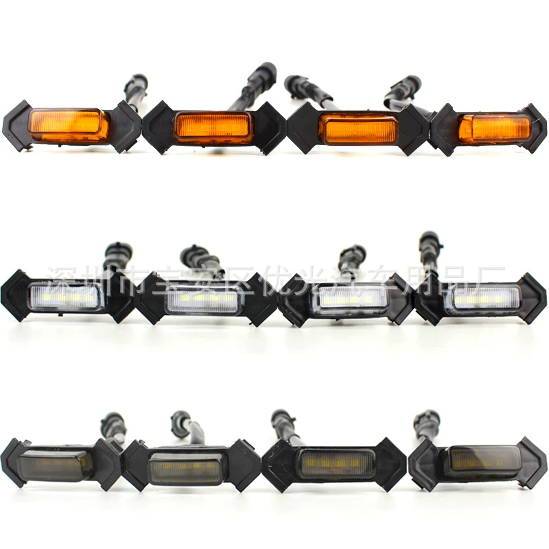 Подходит для Toyota Takuma Tacoma TRD передняя решетка средняя Сетка СВЕТОДИОДНЫЙ маленький желтый свет универсальный маленький желтый свет