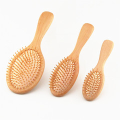 Supply Beech Wood 3-Piece Set Massage Air Bag Comb Beech Wood Tooth Real Wood Comb Silicone Air Cushion Comb