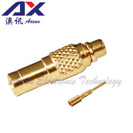 厂家直供MMCX-JB2连接器直式焊接对插接口公头微型射频同轴连接器
