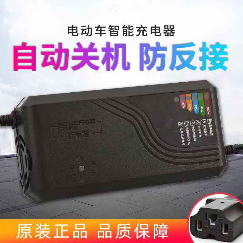 跨境铅酸电池电动车充电器48v60v20ah72v20ah60v50ah蓄电池三轮车