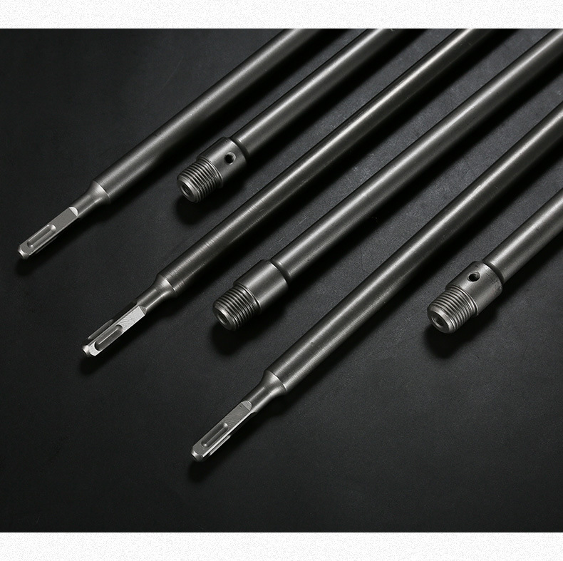 中天钻头墙壁开孔器接杆空心电锤钻取孔打孔接杆穿墙钻头延长杆