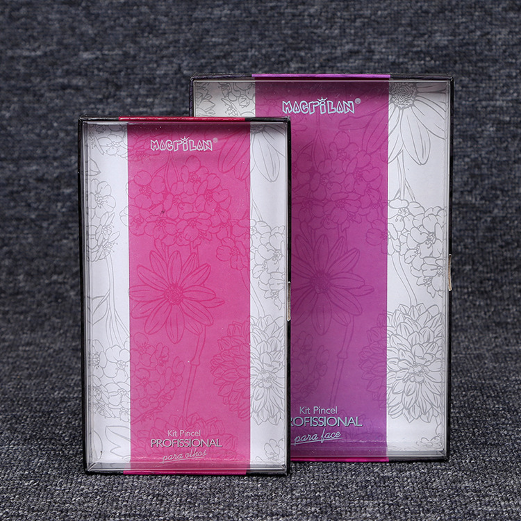 香水口红包装盒长方形创意小清新礼品盒pvc翻盖化妆品礼盒