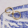 DIY jewelry accessories material pure copper 簪 簪 簪 璎 headwear earrings copper ring opening circle (1) A908