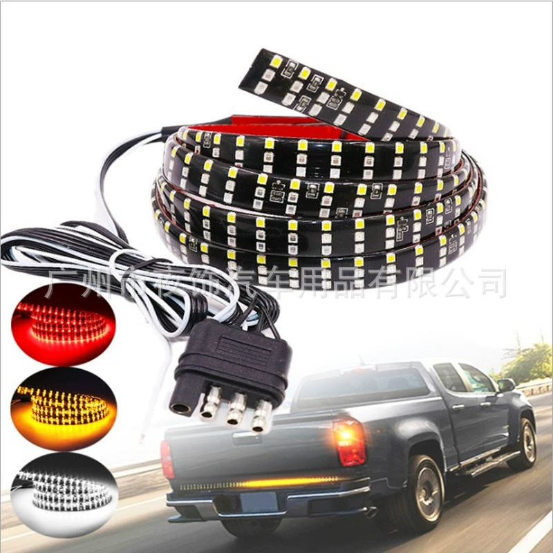 Трансграничная внешнеторговая деятельность, 1,5 млн светильников для кузова пикапа, трехцветный стробоскопический указатель поворота, стоп-сигнал, 60inch светодиодных фонарей