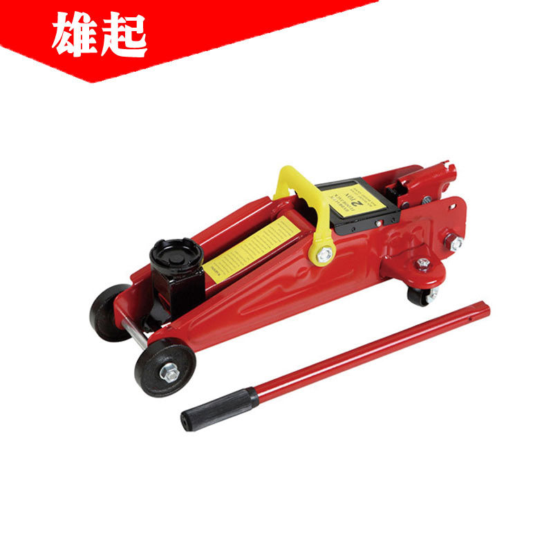 厂家供应2T车用油压千斤顶汽车维修专用工具卧式液压千斤顶