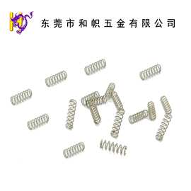 多款供选非标准件高弹力碳钢镀镍小弹簧金属螺旋压簧 圆珠笔弹簧