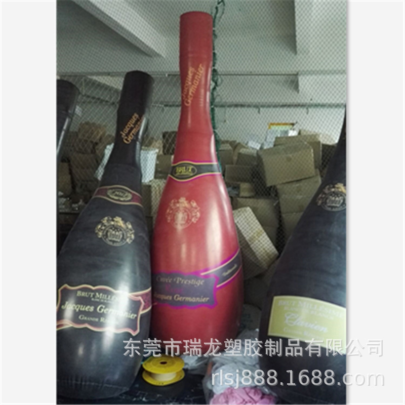 生产仿真充气模型 充气广告瓶子 pvc 瓶子酒瓶高仿做