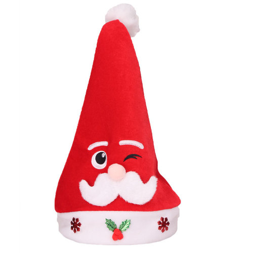 Christmas decorations cartoon Santa hat children adult Santa hat Christmas gifts small gifts wholesale
