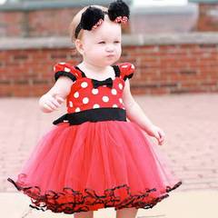 Mark Duobao Spring European and American Infant and Toddler Girls' Clothes Cotton Splicing Dresses and Children's Skirts Factory Direct Sales