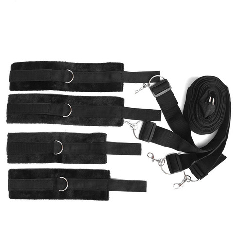 SM torture device, plush bed binding belt, bondage adult products, female love chair, European and American alternative toys