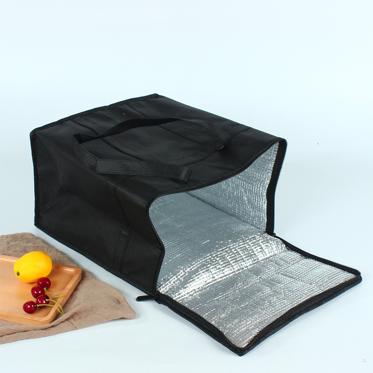 En stock transfronteriza exclusiva bolsa de aislamiento no tejido engrosada papel de aluminio bolsa de hielo portátil pastel de picnic bolsa de aislamiento para llevar