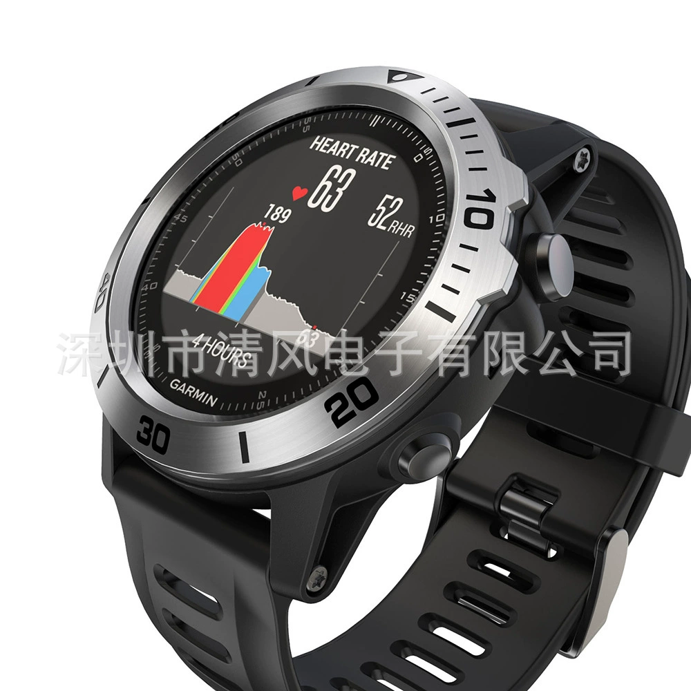 Подходит для Jiaming Fenix3 металлический ободок гонки шкала времени защиты кольцо травления цифровые часы случае кольцо рот