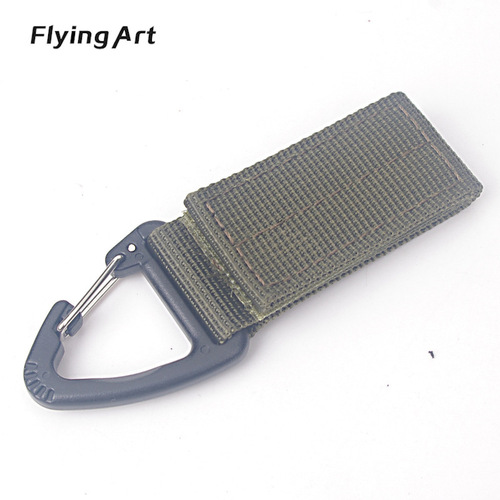 Outdoor backpack accessory tactical nylon multi-functional climbing clip eagle hook buckle hook versatile key chain