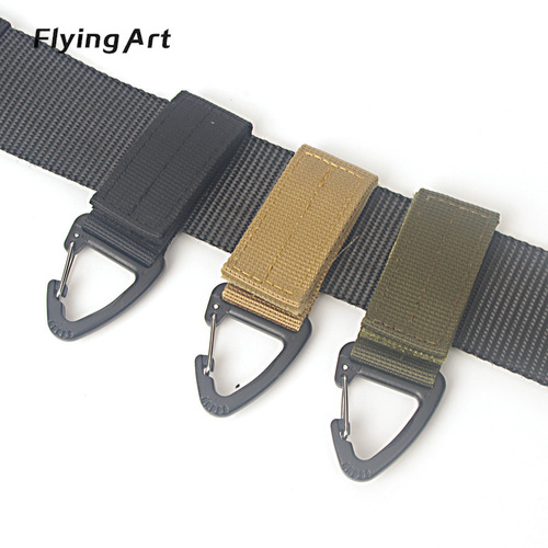 Outdoor backpack accessory tactical nylon multi-functional climbing clip eagle hook buckle hook versatile key chain