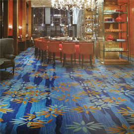 粗圈尼龙印花地毯 走廊台球厅400涤纶印花地毯全铺 卧室家用地毯