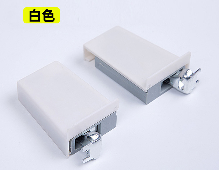 Instalación de montaje abierto gabinete oculto código colgante gabinete de pared de plástico pesado código colgante gabinete colgante de hardware ajustable blanco