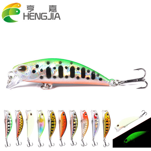 Micro Jig Lure Hengjia Long Cast Realistic Submerged Glow-in-the-Dark Best Selling Micro Minnow Fishing Tackle Wholesale