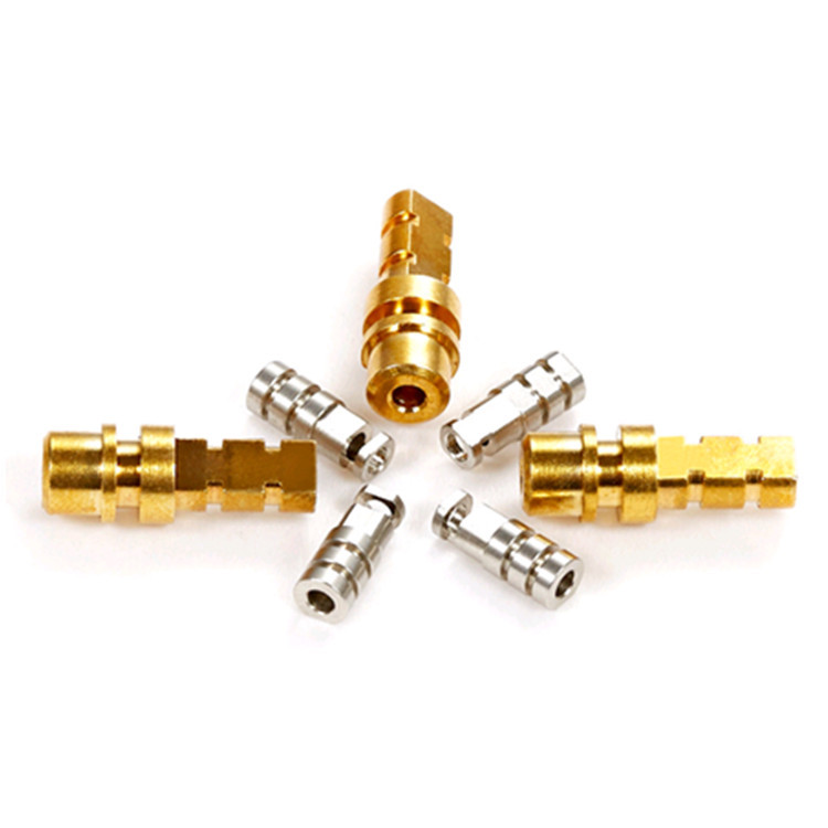 车削加工嵌件螺母注塑铜螺母滚花铜螺母预埋螺母机加工六角铜螺母