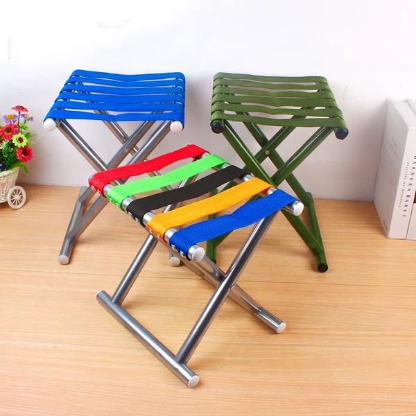 Portable Folding Stool Thickened Chair Mazar Adult Outdoor Train Small Bench Shoe Changing Stool Large and Small Size