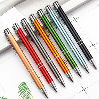 【加工定制】金属圆珠笔按动学生奖品创意小礼品金属笔广告铝杆笔
