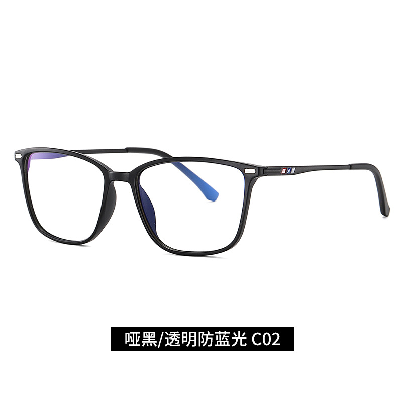 2020 nuevos hombres y mujeres TR90 gafas anti-Luz Azul moda artística gafas de ordenador 6912 gafas de marco completo de metal liso