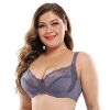 Ultra thin sexy bra with steel rings, underwear, plus size, European style