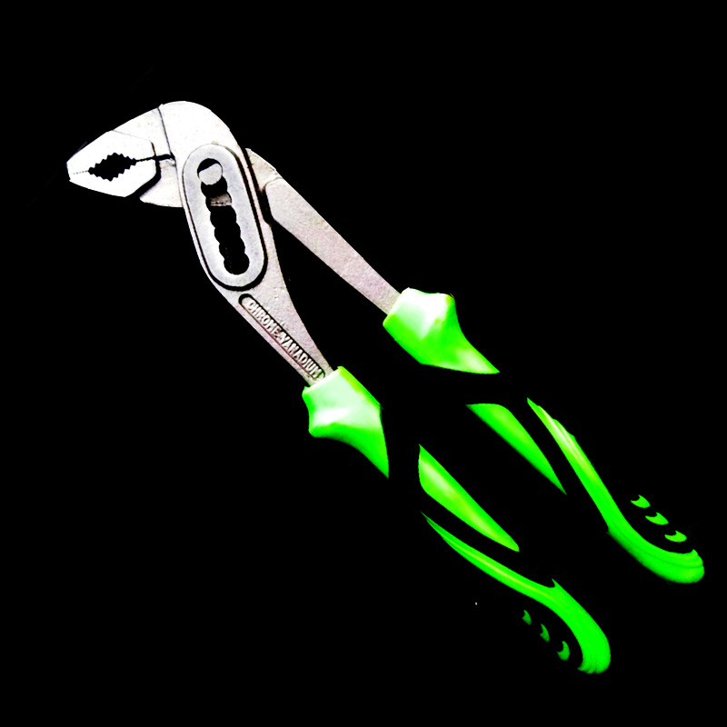 10-pulgadas D4 acero de alto carbono negro niquelado alicates de la bomba de agua mango de dos colores alicates de la bomba de agua alicates conjunto