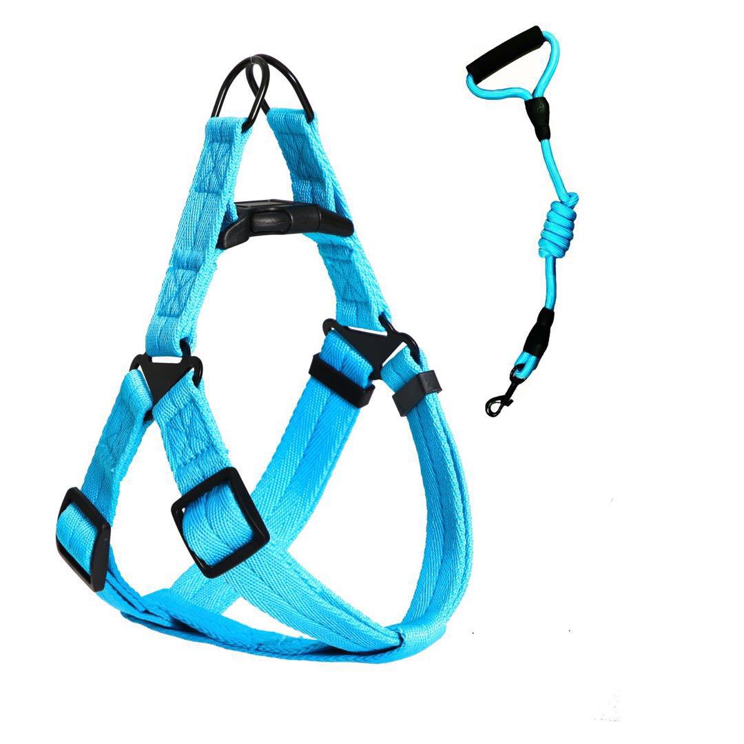 Nueva correa para mascotas chaleco correa para el pecho para mascotas transpirable perros pequeños y medianos anti-rotura correa para perros al por mayor