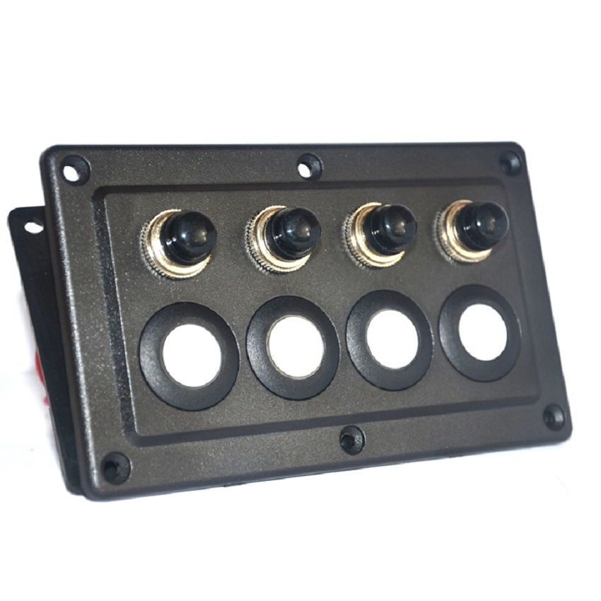 RS-1563 12/24V游艇房车4路触摸LED开关开关面板带LED工作指示灯