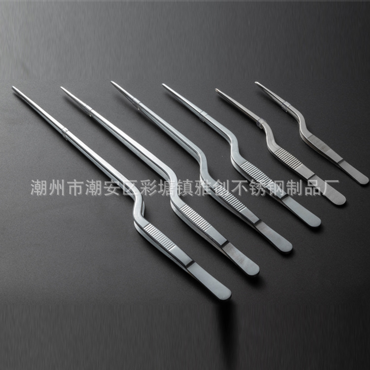 不锈钢 枪状镊子 枪状 耳科采耳镊子型号齐全 源头厂家