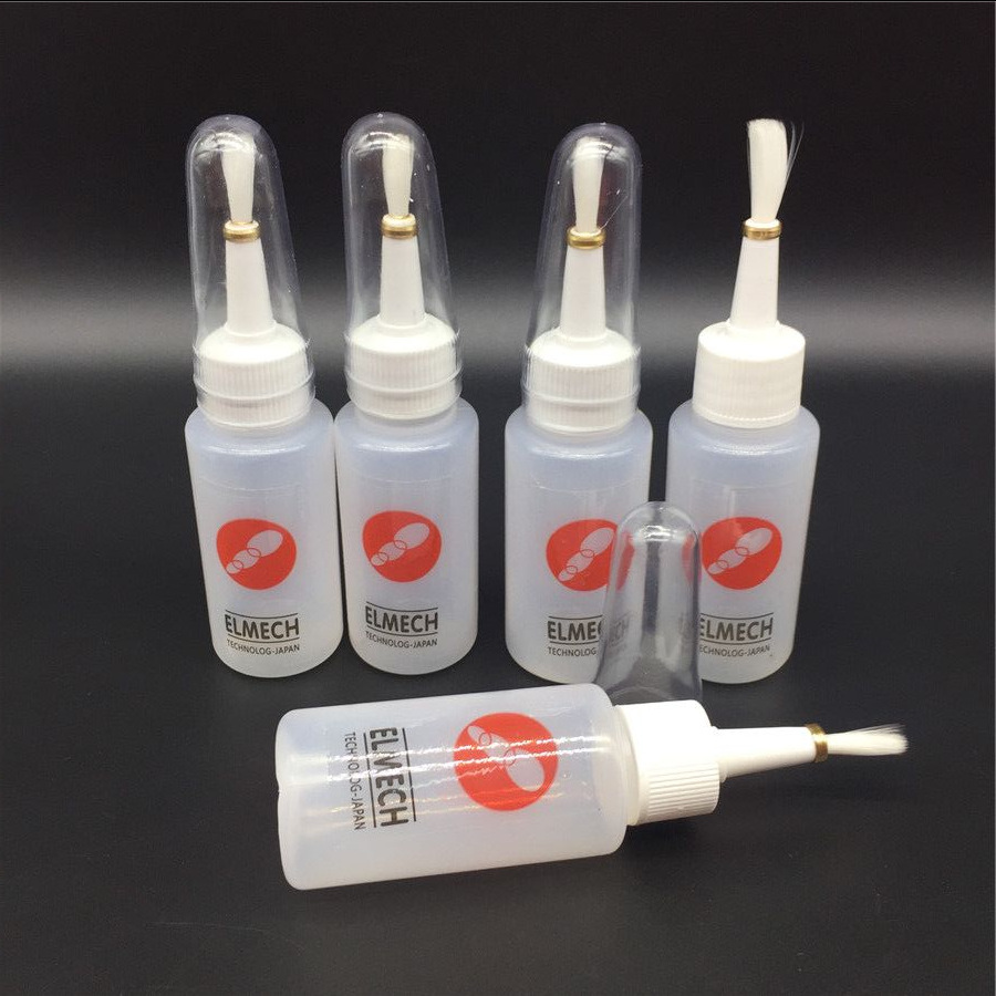 毛刷瓶50ml化工分装瓶透明松香瓶塑料挤压分装工业点胶瓶批发