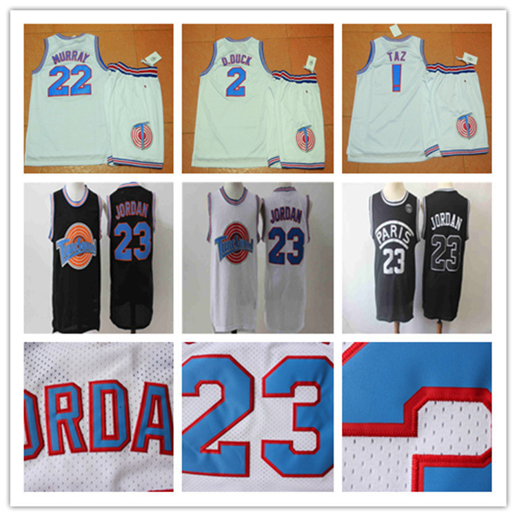 Wholesale Basketball Jersey 23 Jordan Movie Version Air Dunk Basketball Jersey Mesh Embroidered Basketball Shorts