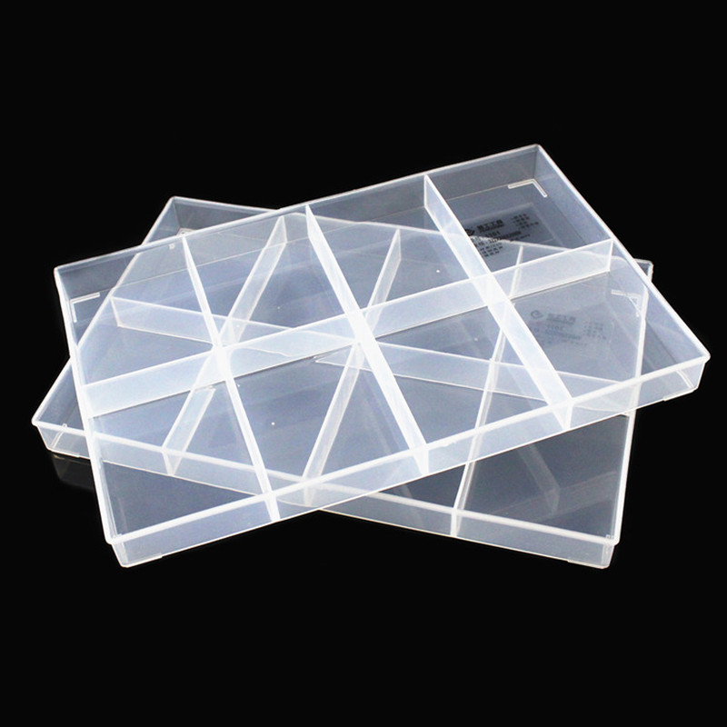 鹏工工具 无盖8格 元件盒 零件盒 电子元件盒 螺丝盒 工具盒1101