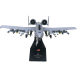 ns model1:100Thunderbolt lightning attack aircraft big shark mouth A- 10 fighter aircraft model