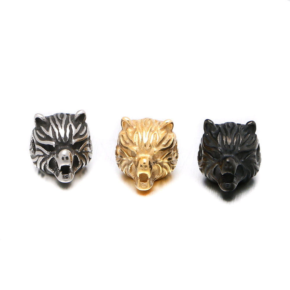 Retro beads stainless steel