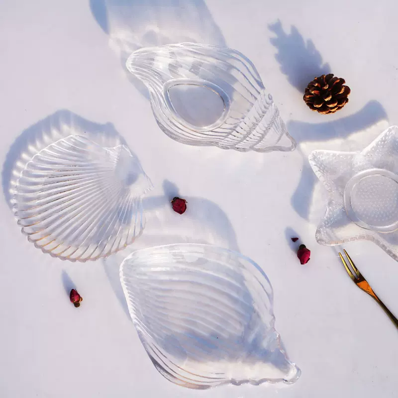 金狮一佰厂家直销创意海洋系列餐具碗盘套装水果盘零食甜点蛋糕碟