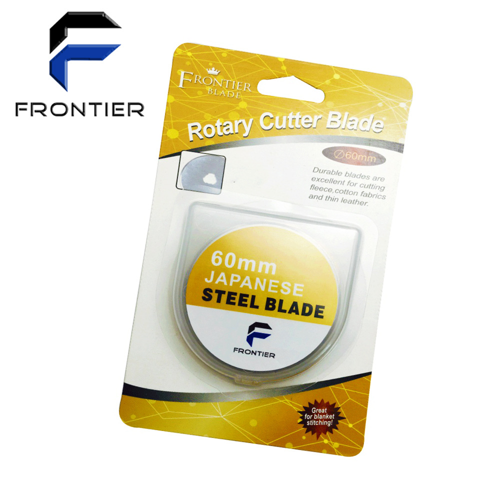 亚马逊热销进口钢材SKS-7拼布刀手柄60mm切布圆刀片