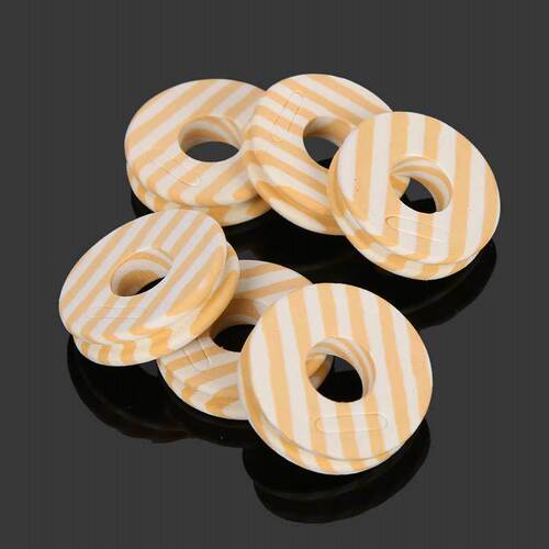 Wholesale wood grain main spool 100 pcs 1 pack round spooling board spooling foam reel fishing gear accessories spooling board