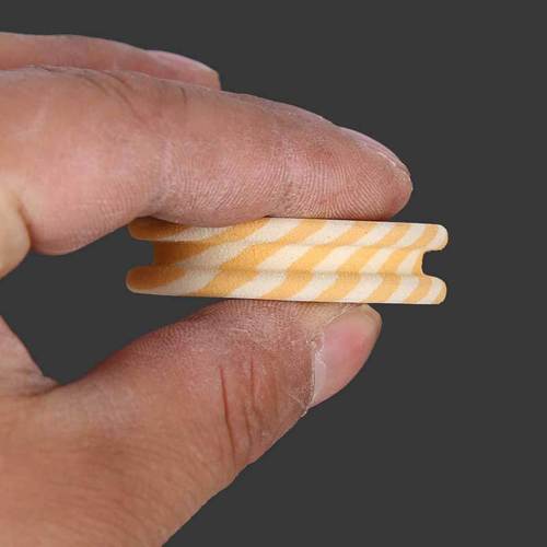 Wholesale wood grain main spool 100 pcs 1 pack round spooling board spooling foam reel fishing gear accessories spooling board