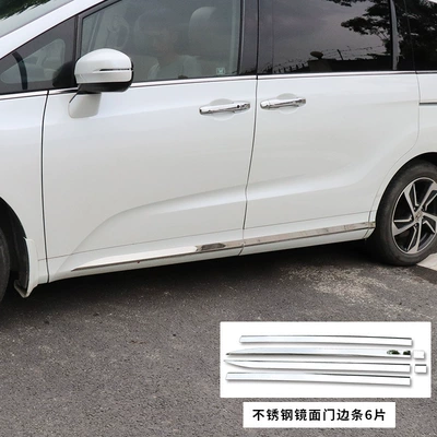Honda Odyssey decorative anti-collision – Şüşə kənarı xromları/moldingləri - 15-21-odyssey-stainless-steel-mirror-body-trim-6-pieces-set