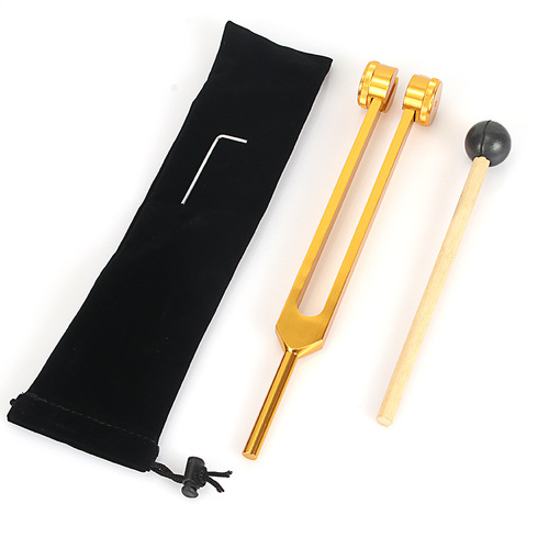Aluminum 128HZ tuning fork neurology otolaryngology ear picking tuning fork teaching tuning fork ear vibration ear picking tool