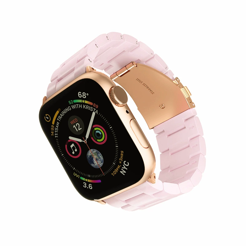 Подходит для Apple Applewatch три-бижут strap смола ремешок для часов 38-40мм 42-44мм кросс-границы популярная модель