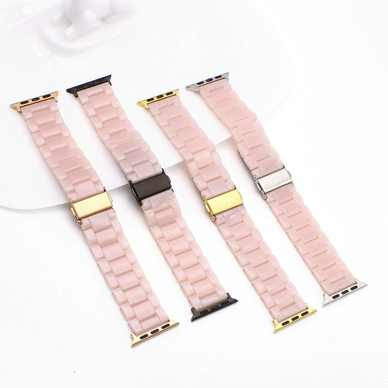Подходит для Apple Applewatch три-бижут strap смола ремешок для часов 38-40мм 42-44мм кросс-границы популярная модель