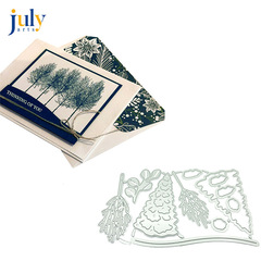 Scrapbook DIY die template carbon steel die template die stamp style floral die template cutting template forest