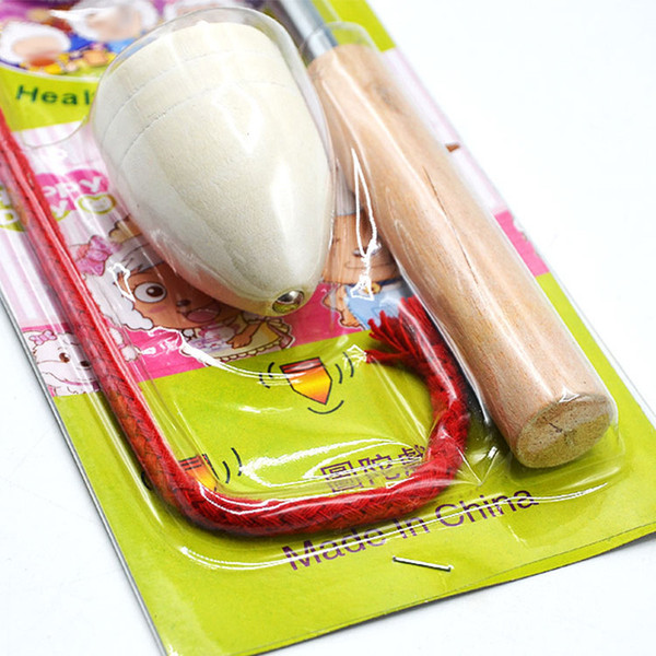 Wooden spinning top