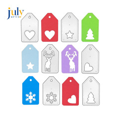 scrapbook DIY刀模 碳鋼刀模兒童DIY壓花刀模切割版 聖誕吊牌